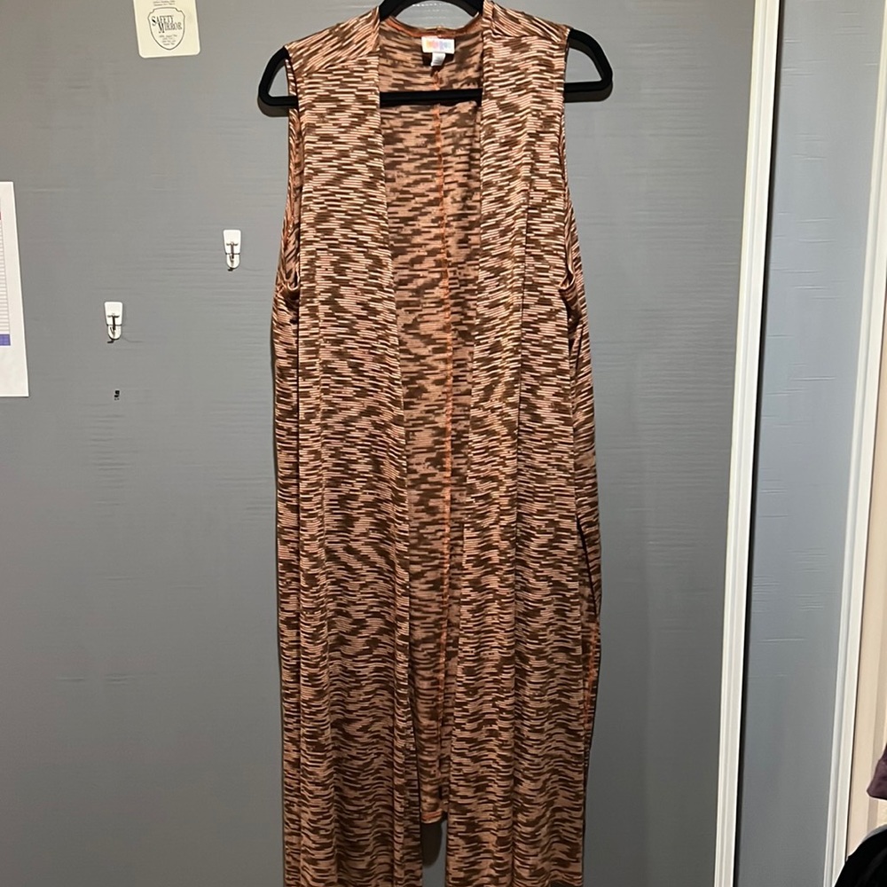 Like New XL LulaRoe sleeveless duster